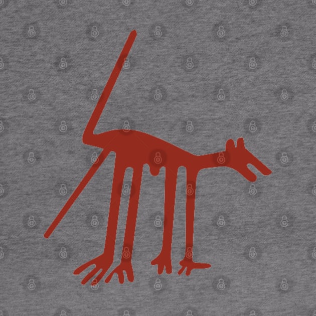 Nazca Lines - Jaguar/Dog by The Convergence Enigma